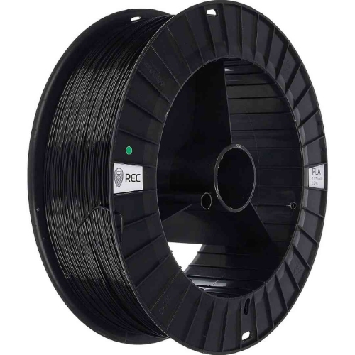 PLA пластик REC черный для 3D принтера для печати декоративных и функциональных моделей 1,75 мм 2 кг