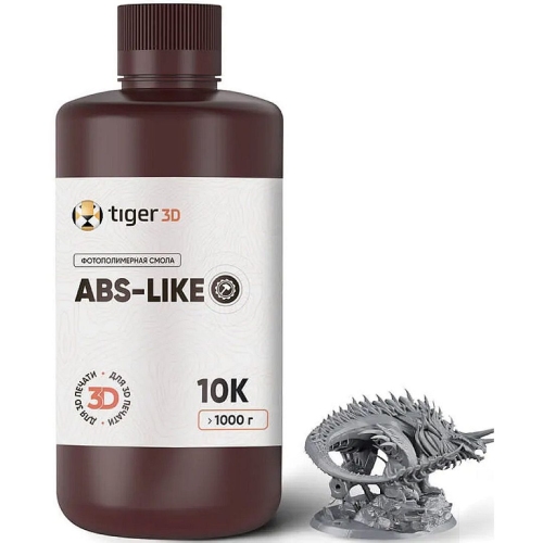 Фотополимер Tiger3D ABS-Like 10K Grey
