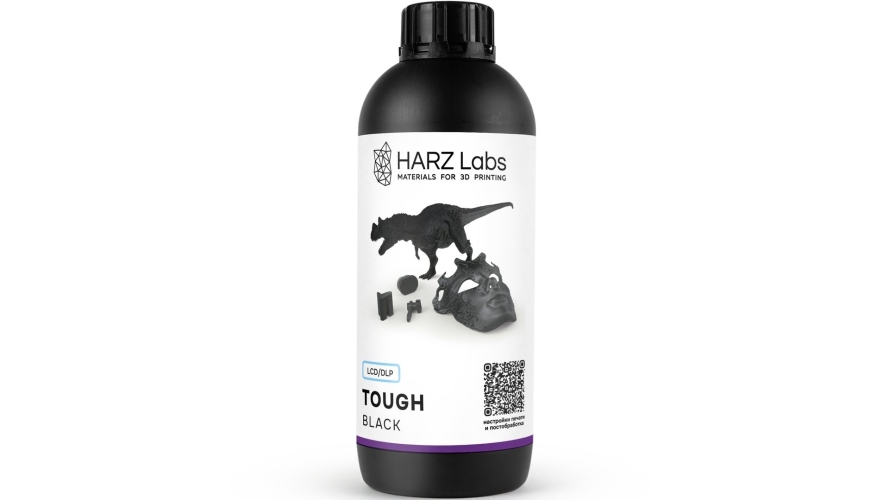 Фотополимер HARZ Labs Tough Black (1 кг)