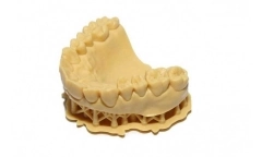 Фотополимер FunToDo Dentifix-3D Modelling HR Sand Yellow (1 кг)