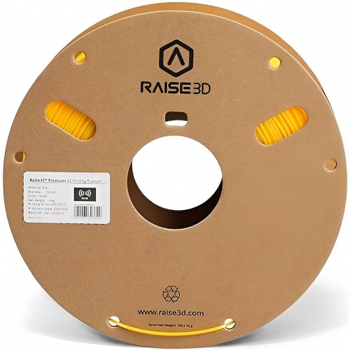 PLA Premium пластик Raise3D Yellow 1,75 мм 1 кг