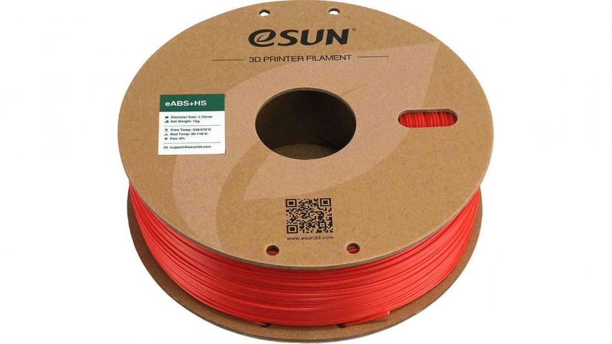 eABS+HS пластик ESUN Red 1,75 мм 1 кг