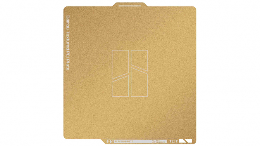 Пластина печатная PEI 3D-принтера Bambu Lab X1 & P1 series текстурированная