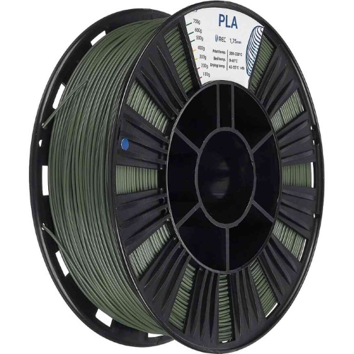 PLA пластик REC хаки для 3D принтера для печати декоративных и функциональных моделей 1,75 мм 0,75 кг