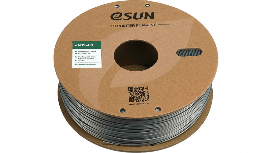 eABS+HS пластик ESUN Silver 1,75 мм 1 кг