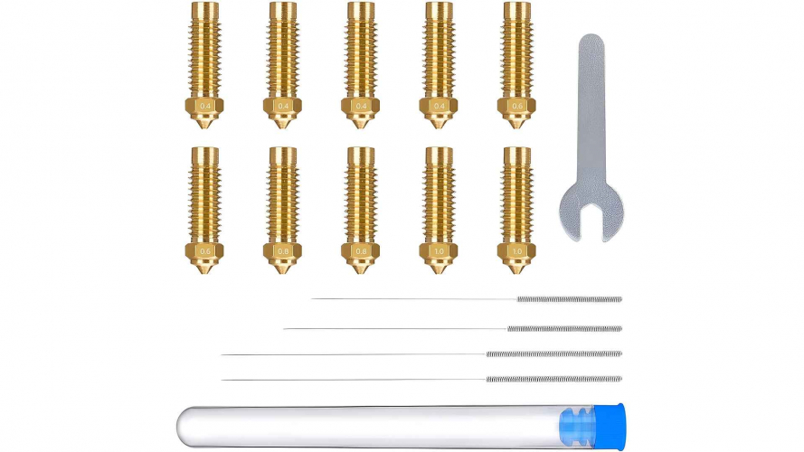 Сопло 3D-принтера Elegoo Neptune 4 Plus / 4 Max набор латунь