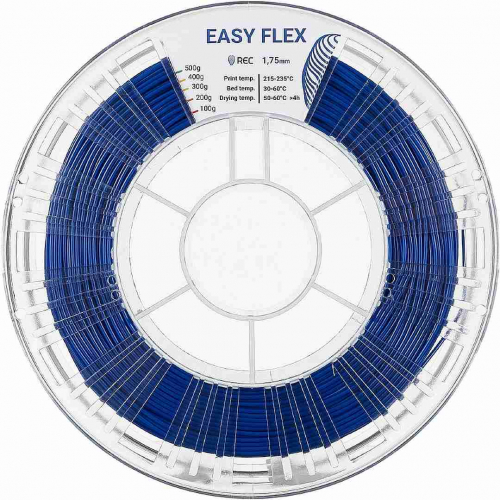 TPU A95 пластик REC Easy Flex синий 1,75 мм 0,5 кг