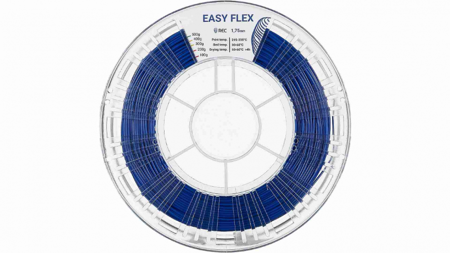 TPU A95 пластик REC Easy Flex синий 1,75 мм 0,5 кг