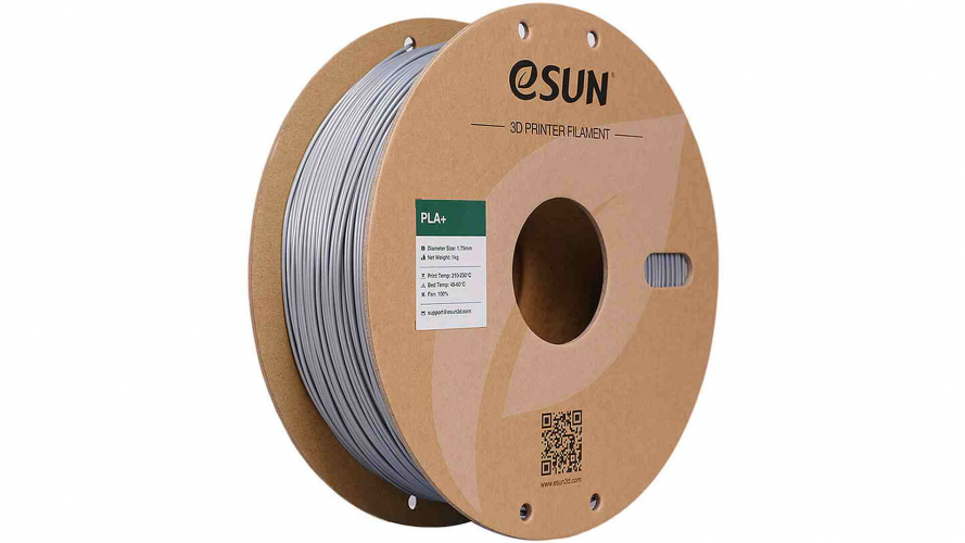 PLA+ пластик ESUN Silver 1,75 мм 1 кг