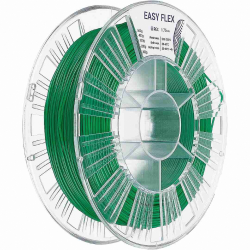TPU A95 пластик REC Easy Flex зеленый 1,75 мм 0,5 кг