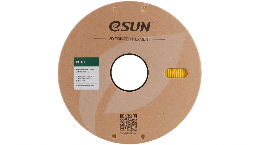 PETG пластик ESUN Yellow 1,75 мм 1 кг