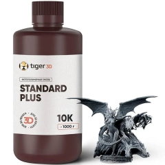Фотополимер Tiger3D Standard Plus 10K Dark Grey