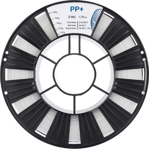PP+ пластик REC натуральный 1,75 мм 0,5 кг