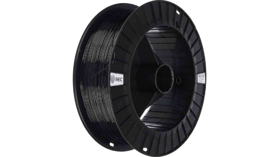 PETG пластик REC Relax черный 1,75 мм 2 кг