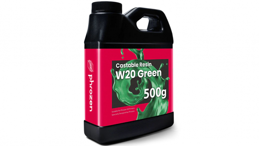 Фотополимер Phrozen Castable W20 Green (0,5 кг)