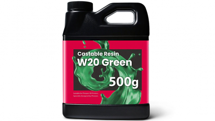 Фотополимер Phrozen Castable W20 Green (0,5 кг)