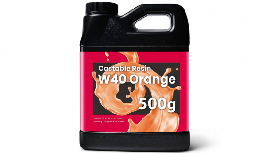Фотополимер Phrozen Castable W40 Orange (0,5 кг)