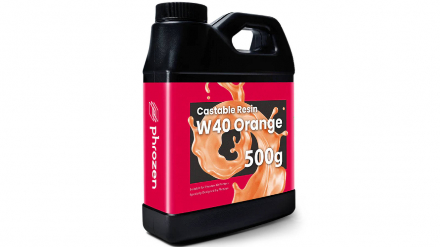 Фотополимер Phrozen Castable W40 Orange (0,5 кг)