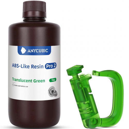 Фотополимер Anycubic ABS-Like Resin Pro 2 Translucent Green (1 кг)
