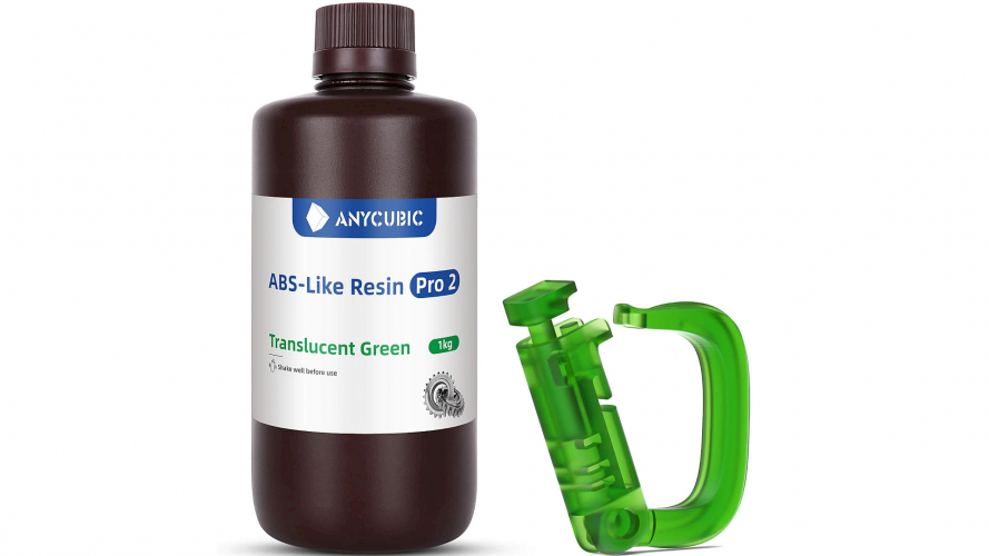 Фотополимер Anycubic ABS-Like Resin Pro 2 Translucent Green (1 кг)