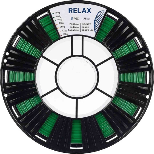 PETG пластик REC Relax зеленый 1,75 мм 0,75 кг