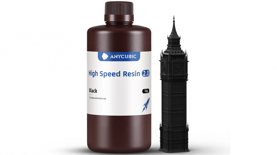 Фотополимер Anycubic High Speed 2.0 Black (1 кг)