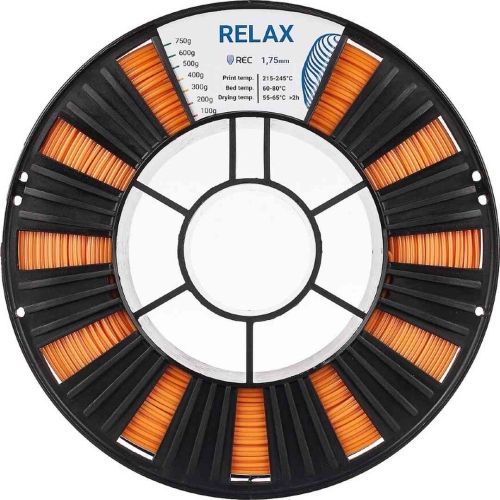 PETG пластик REC Relax оранжевый 1,75 мм 0,75 кг