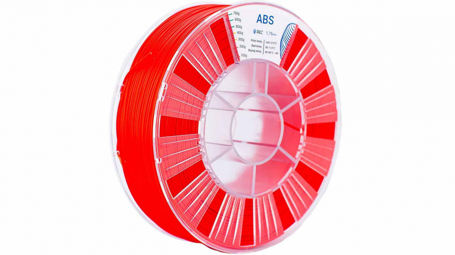 ABS пластик REC красный 2,85 мм 0,75 кг