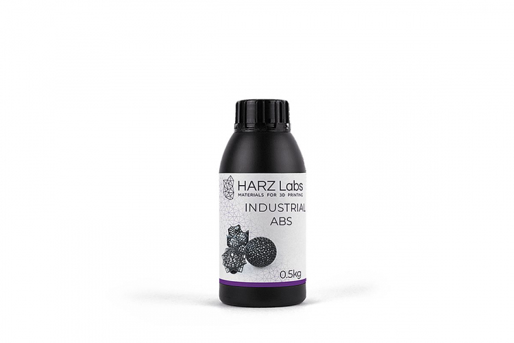 Фотополимер HARZ Labs Industrial ABS Black (0,5 кг)