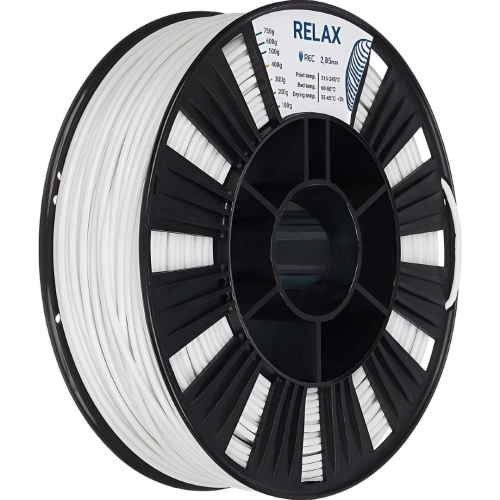 PETG пластик REC Relax белый 2,85 мм 0,75 кг