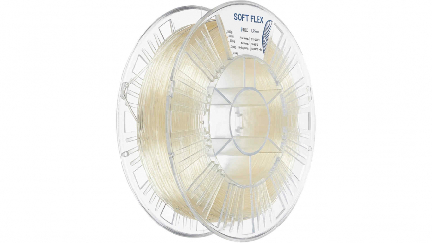 TPU A70 пластик REC Soft Flex прозрачный 1,75 мм 0,5 кг