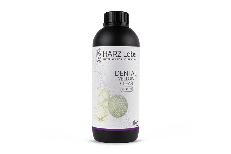Фотополимер HARZ Labs Dental Yellow Clear PRO (1 кг)