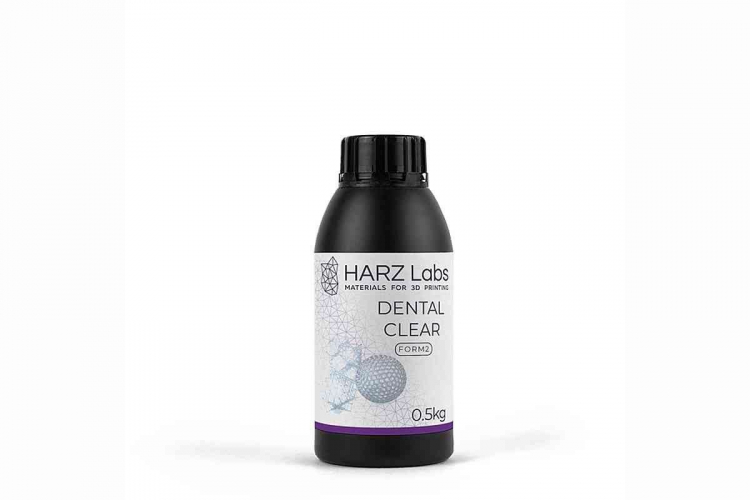 Фотополимер HARZ Labs Form2 Dental Clear (0,5 кг)