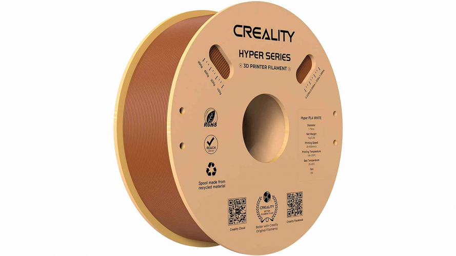 PLA Hyper series пластик Creality Brown 1,75 мм 1 кг