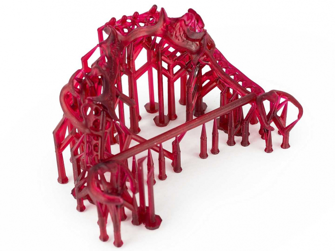 Фотополимер HARZ Labs Dental Cast Cherry PRO (1 кг)