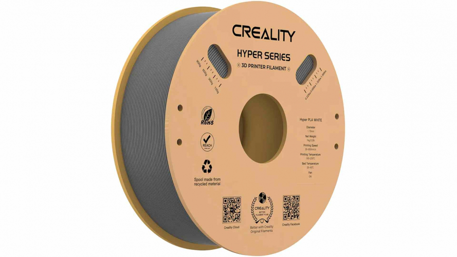 PLA Hyper series пластик Creality Grey 1,75 мм 1 кг