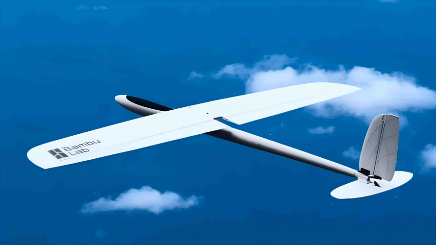 PLA Aero пластик Bambu Lab Black 1,75 мм 1 кг