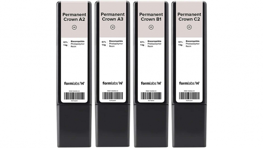 Фотополимер Formlabs Permanent Crown Resin B1 (0,7 л)