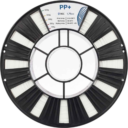PP+ пластик REC белый 1,75 мм 0,5 кг