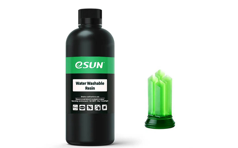 Фотополимер ESUN Water Washable Transparent Green (0,5 кг)