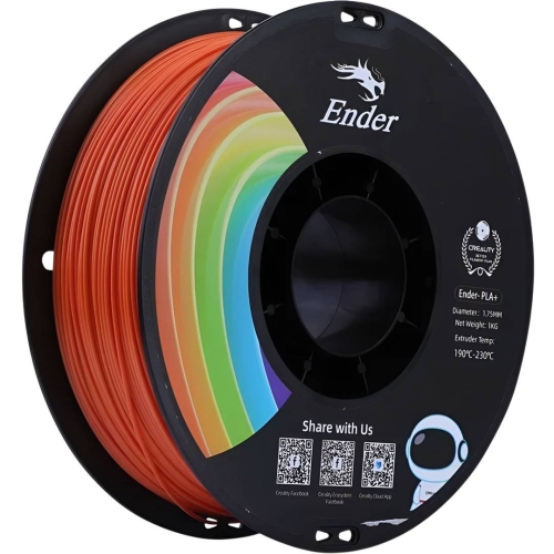 PLA+ Ender series пластик Creality Orange 1,75 мм 1 кг