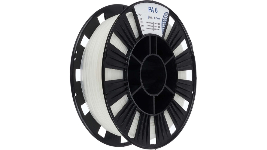 PA6 пластик REC натуральный 1,75 мм 0,5 кг