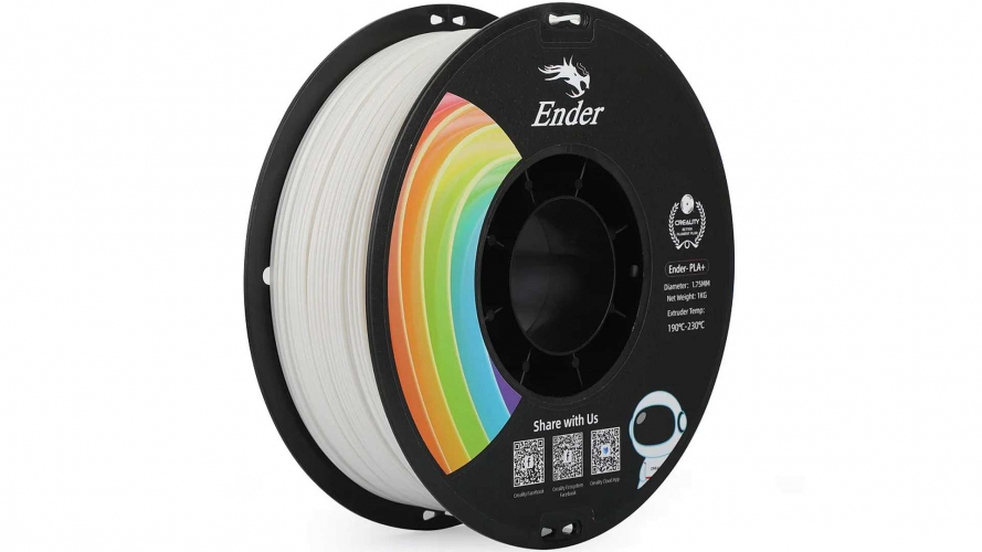 PLA+ Ender series пластик Creality White 1,75 мм 1 кг