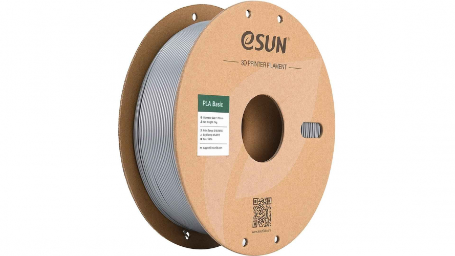 PLA-Basic пластик ESUN Silver 1,75 мм 1 кг