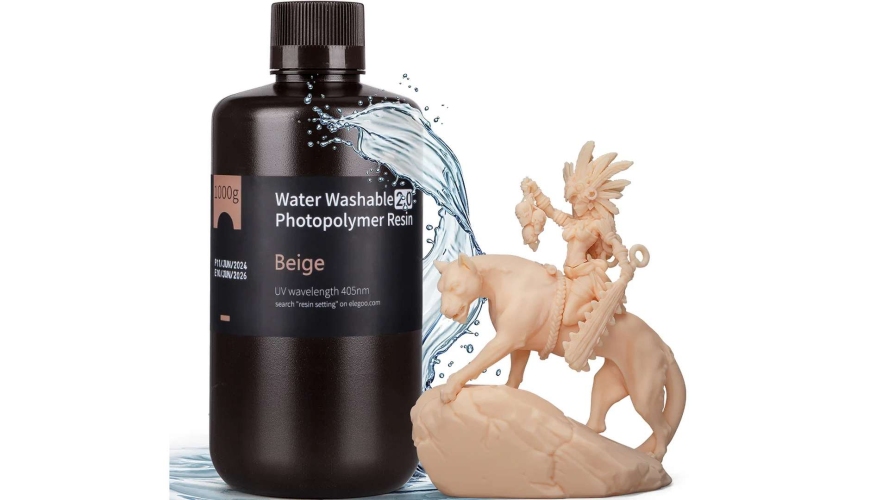Фотополимер Elegoo Water Washable v2.0 (1 кг)