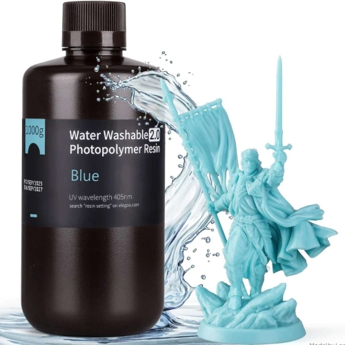 Фотополимер Elegoo Water Washable v2.0 (1 кг)
