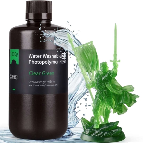Фотополимер Elegoo Water Washable v2.0 (1 кг)