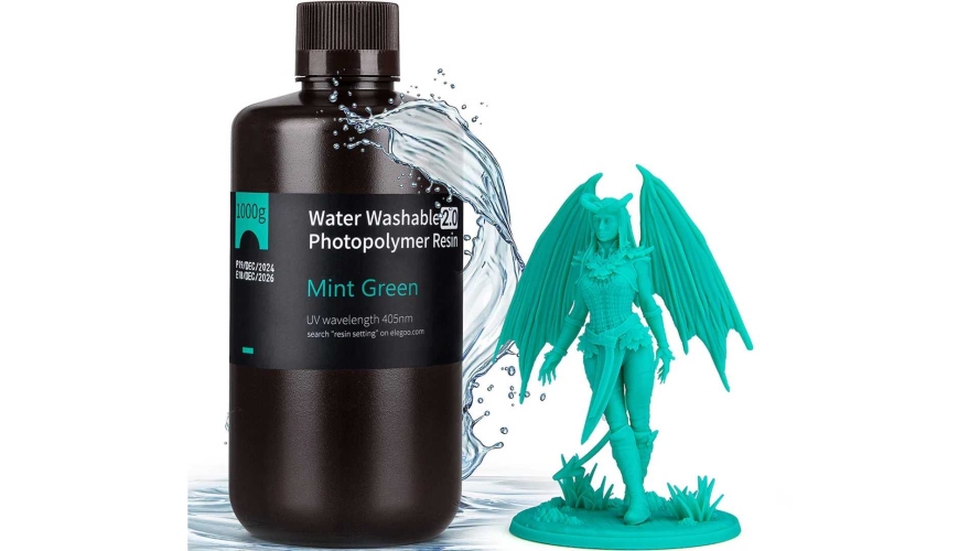 Фотополимер Elegoo Water Washable v2.0 (1 кг)