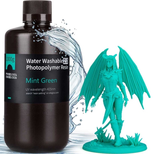 Фотополимер Elegoo Water Washable v2.0 (1 кг)