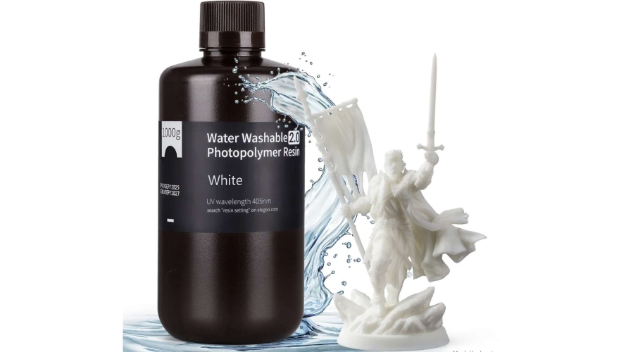 Фотополимер Elegoo Water Washable v2.0 (1 кг)